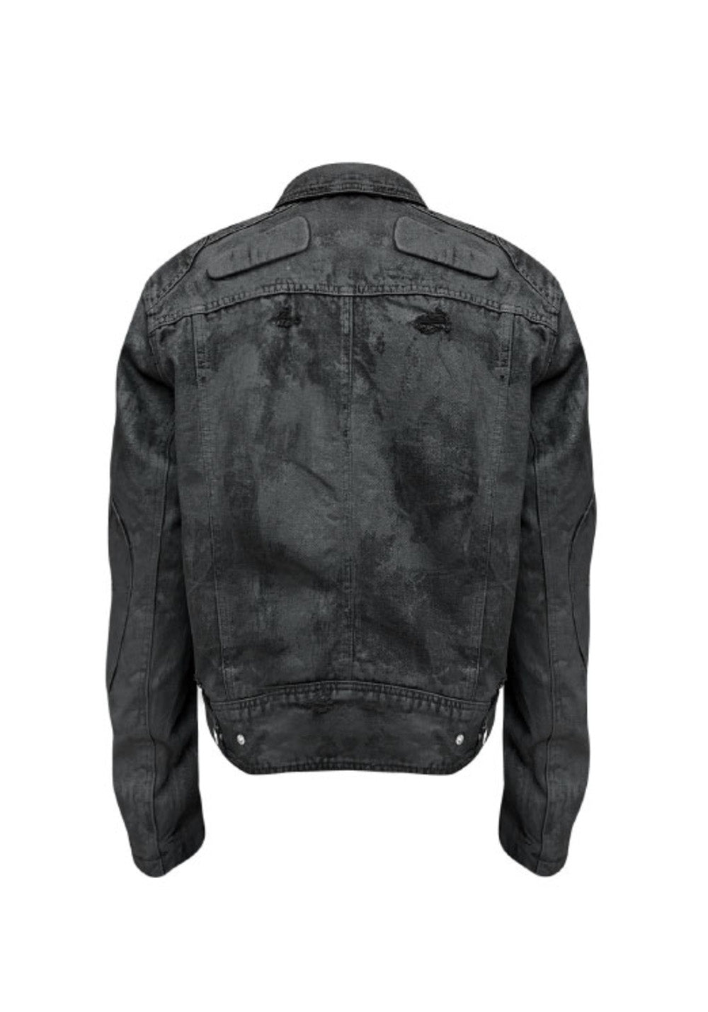 GOJOYJINNI丨Dark Metal Plane Buckle Waxed Jacket - PSYLOS 1, GOJOYJINNI丨Dark Metal Plane Buckle Waxed Jacket, Jacket, GOJOYJINNI, PSYLOS 1
