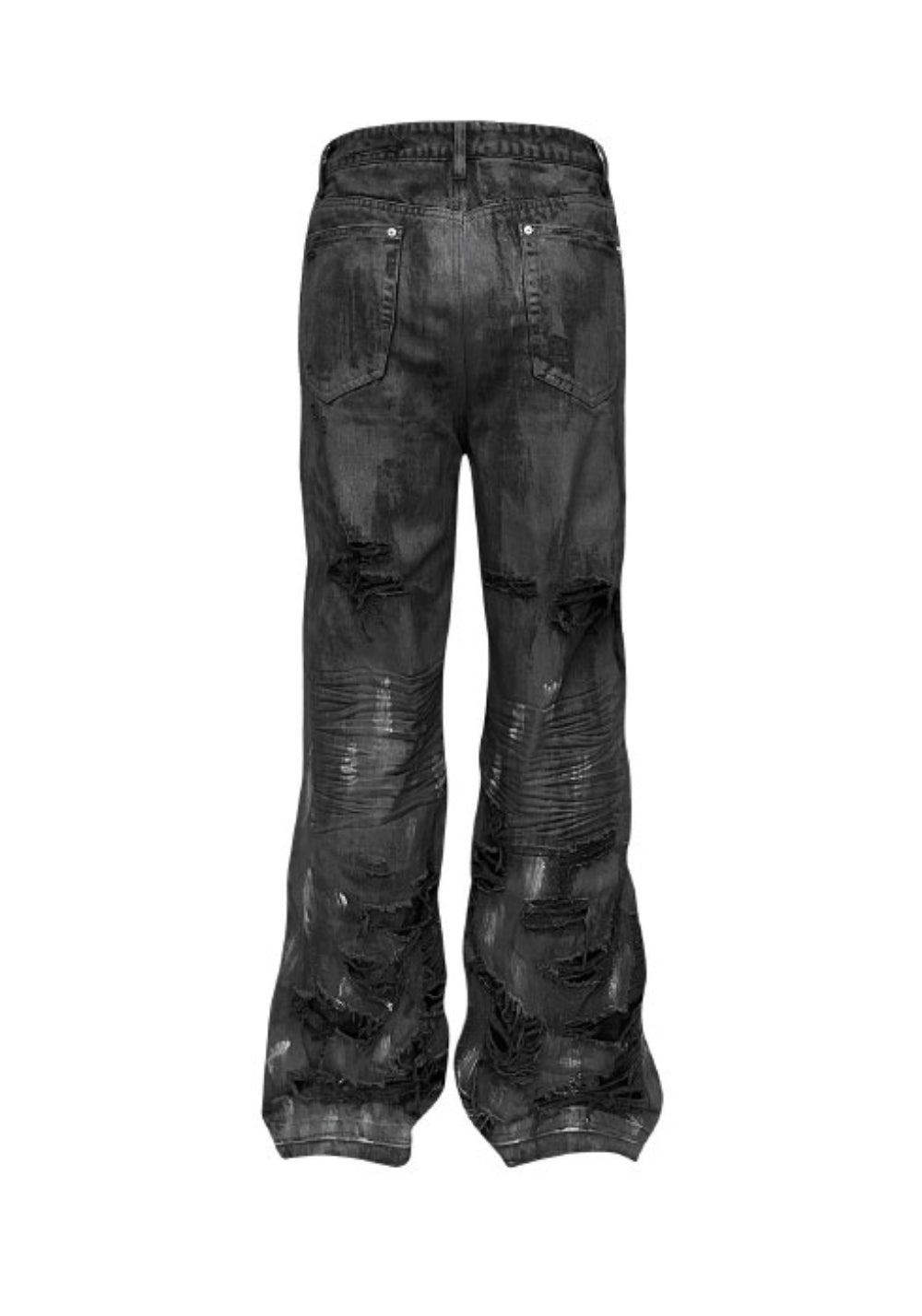 GOJOYJINNI丨Hand-Distressed Wide-Leg Jeans - PSYLOS 1, GOJOYJINNI丨Hand-Distressed Wide-Leg Jeans, Pants, GOJOYJINNI, PSYLOS 1