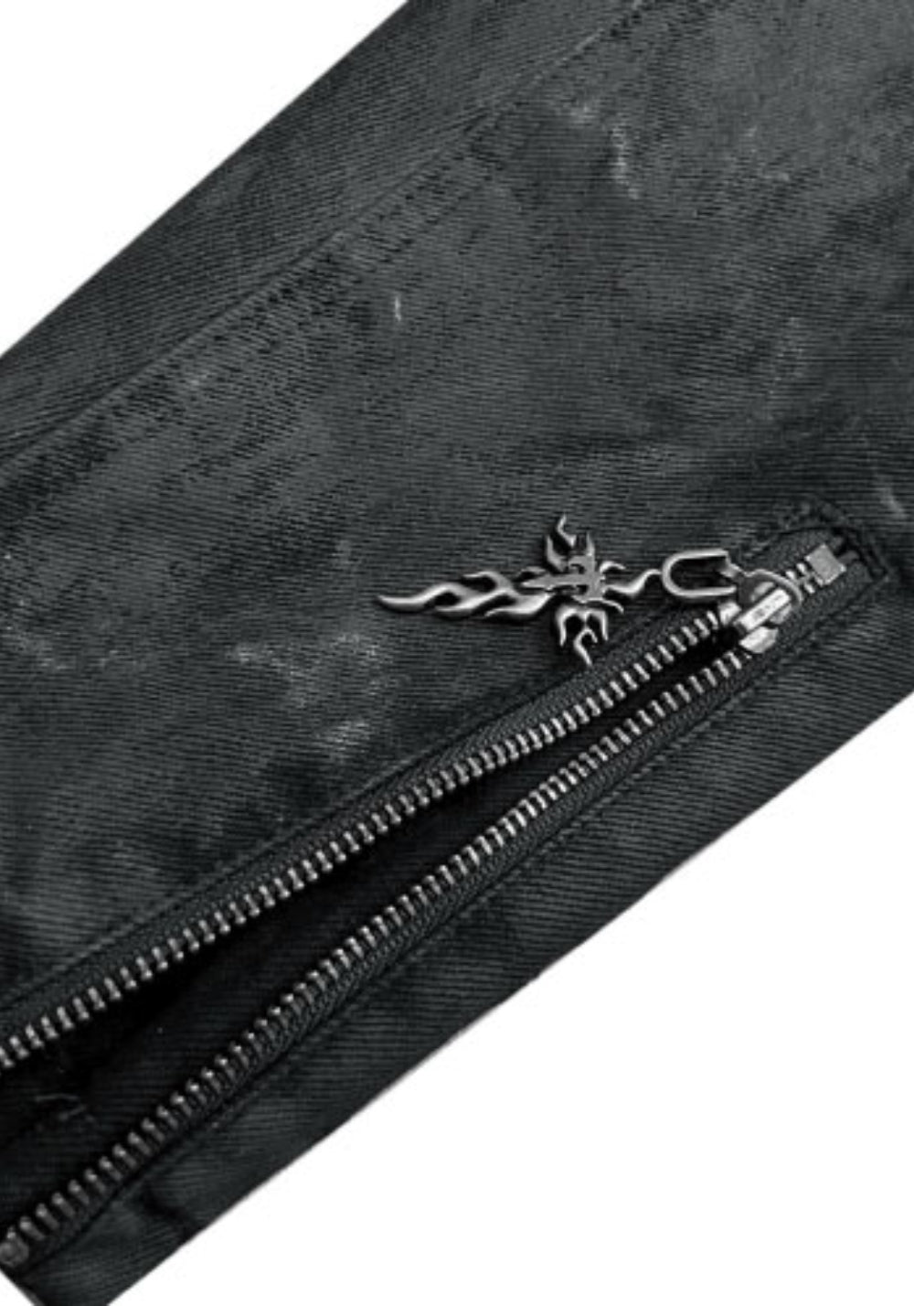 GOJOYJINNI丨Dark Metal Plane Buckle Waxed Jacket - PSYLOS 1, GOJOYJINNI丨Dark Metal Plane Buckle Waxed Jacket, Jacket, GOJOYJINNI, PSYLOS 1