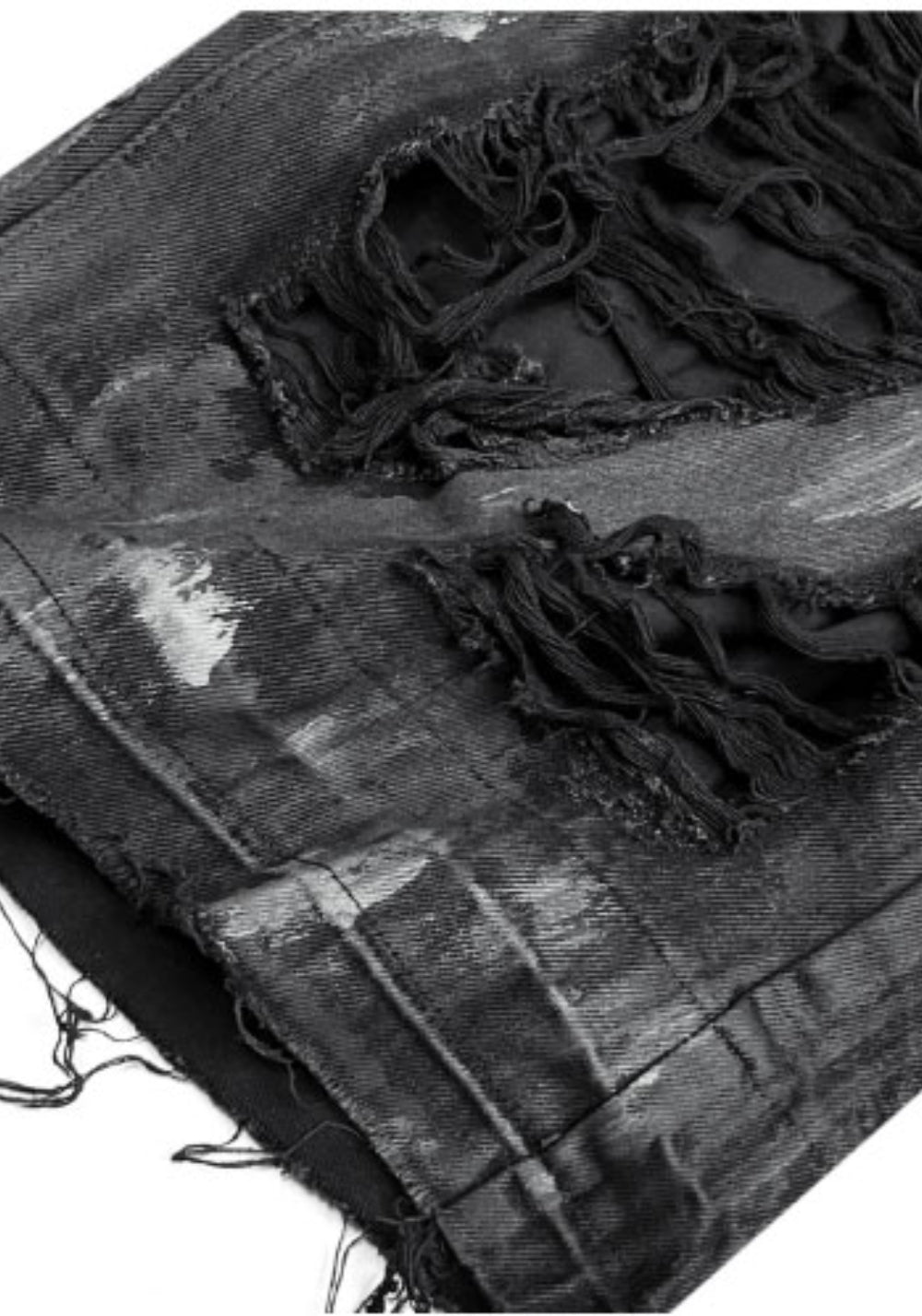 GOJOYJINNI丨Hand-Distressed Wide-Leg Jeans - PSYLOS 1, GOJOYJINNI丨Hand-Distressed Wide-Leg Jeans, Pants, GOJOYJINNI, PSYLOS 1