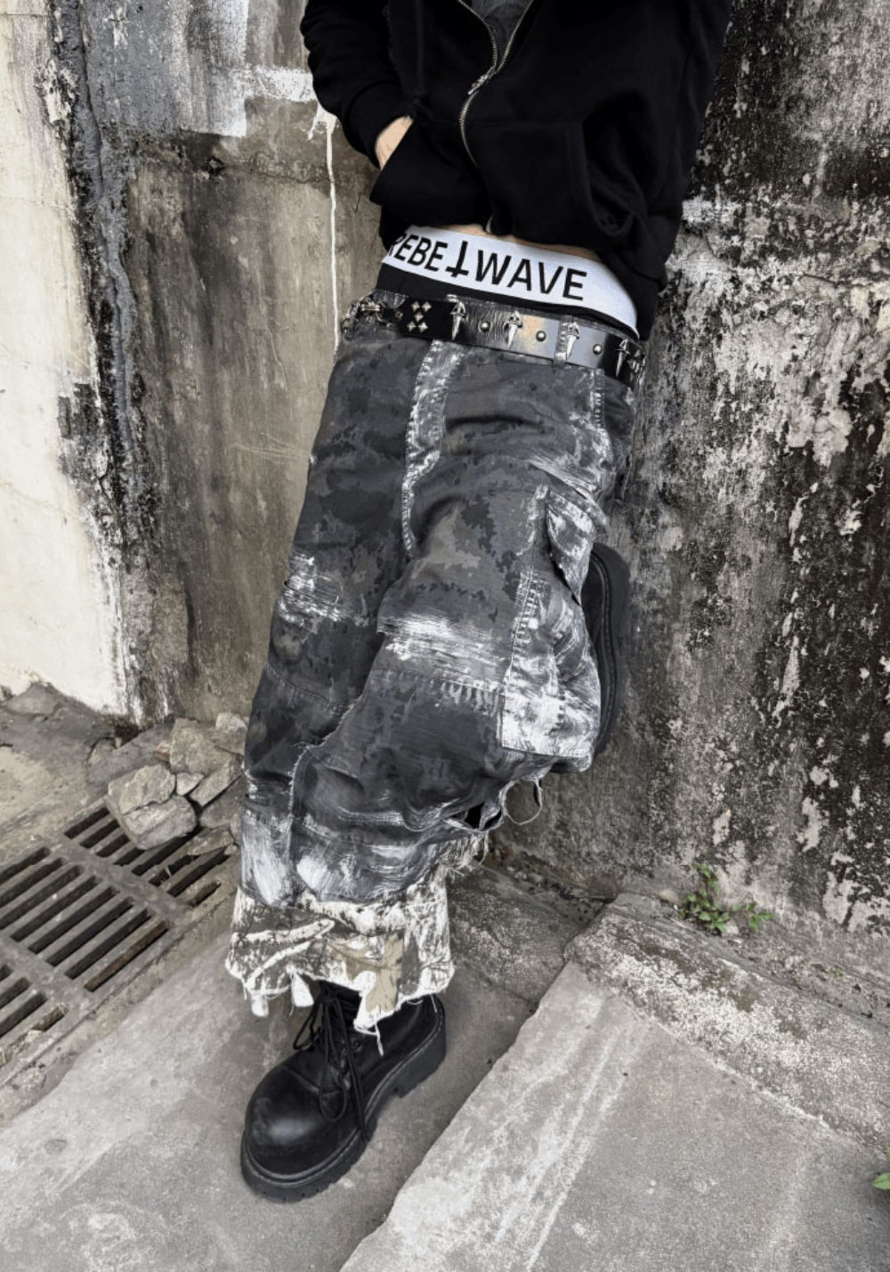 GOJOYJINNI丨Camouflage Cargo Shorts - PSYLOS 1, GOJOYJINNI丨Camouflage Cargo Shorts, Pants, GOJOYJINNI, PSYLOS 1