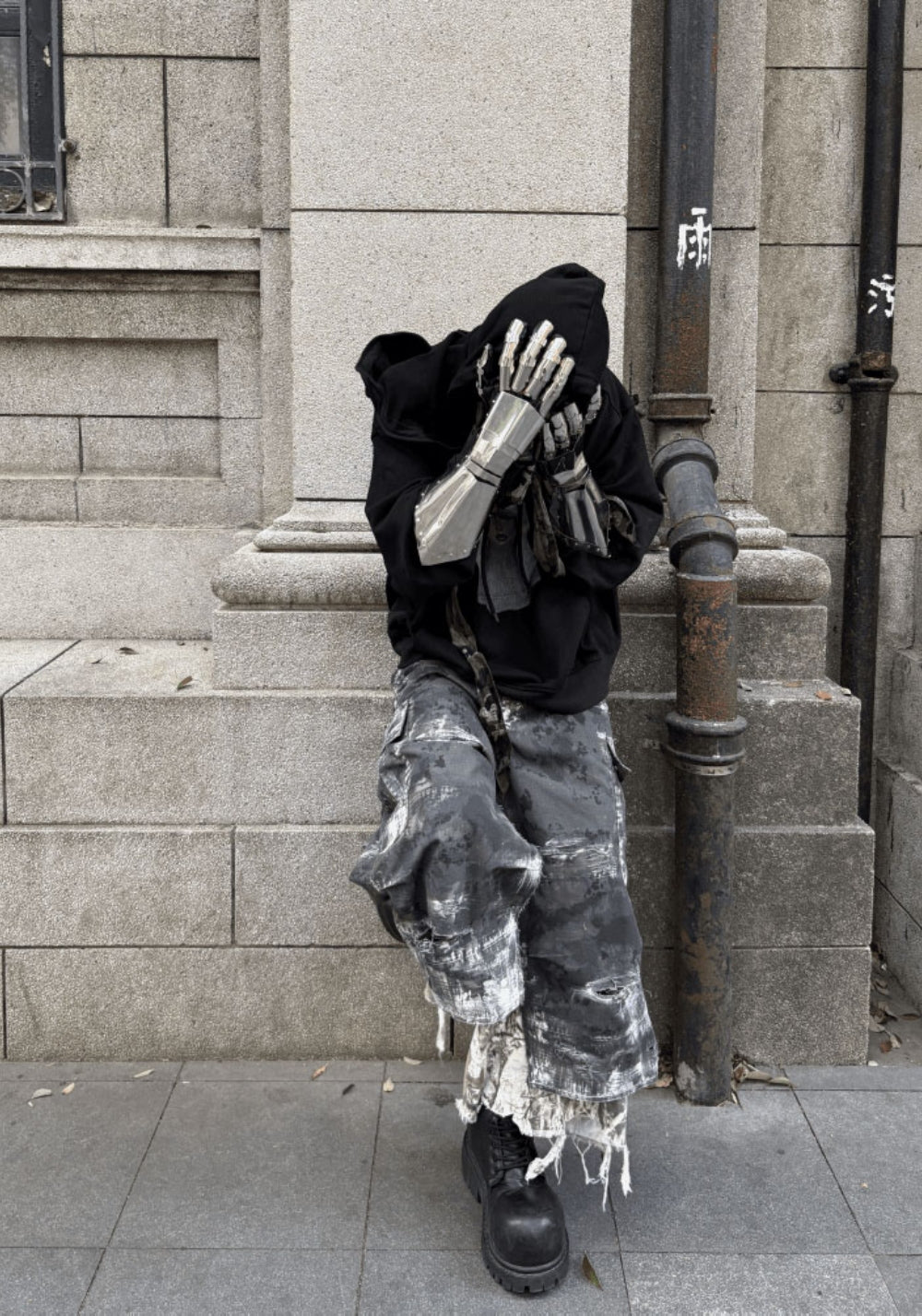 GOJOYJINNI丨Camouflage Cargo Shorts - PSYLOS 1, GOJOYJINNI丨Camouflage Cargo Shorts, Pants, GOJOYJINNI, PSYLOS 1