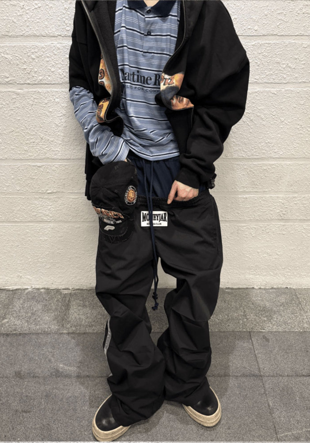 GOJOYJINNI丨Boxer Waist Joggers - PSYLOS 1, GOJOYJINNI丨Boxer Waist Joggers, Pants, GOJOYJINNI, PSYLOS 1