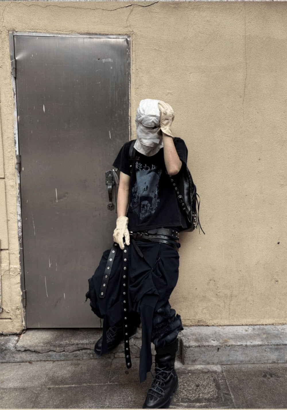 GOJOYJINNI丨Love Girl Portrait Distressed Tee - PSYLOS 1, GOJOYJINNI丨Love Girl Portrait Distressed Tee, T-Shirt, GOJOYJINNI, PSYLOS 1