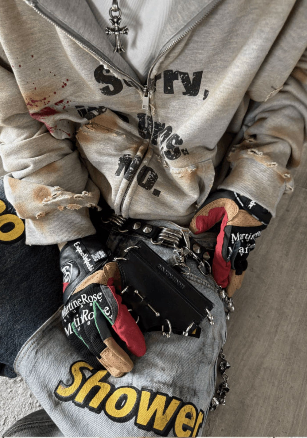 GOJOYJINNI丨Punk Studded Leather Key Wallet - PSYLOS 1, GOJOYJINNI丨Punk Studded Leather Key Wallet, Accessories, GOJOYJINNI, PSYLOS 1