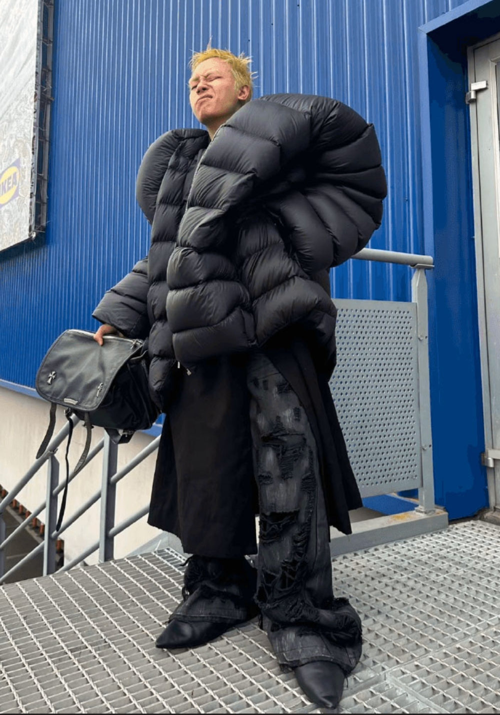 GOJOYJINNI丨Hand-Distressed Wide-Leg Jeans - PSYLOS 1, GOJOYJINNI丨Hand-Distressed Wide-Leg Jeans, Pants, GOJOYJINNI, PSYLOS 1