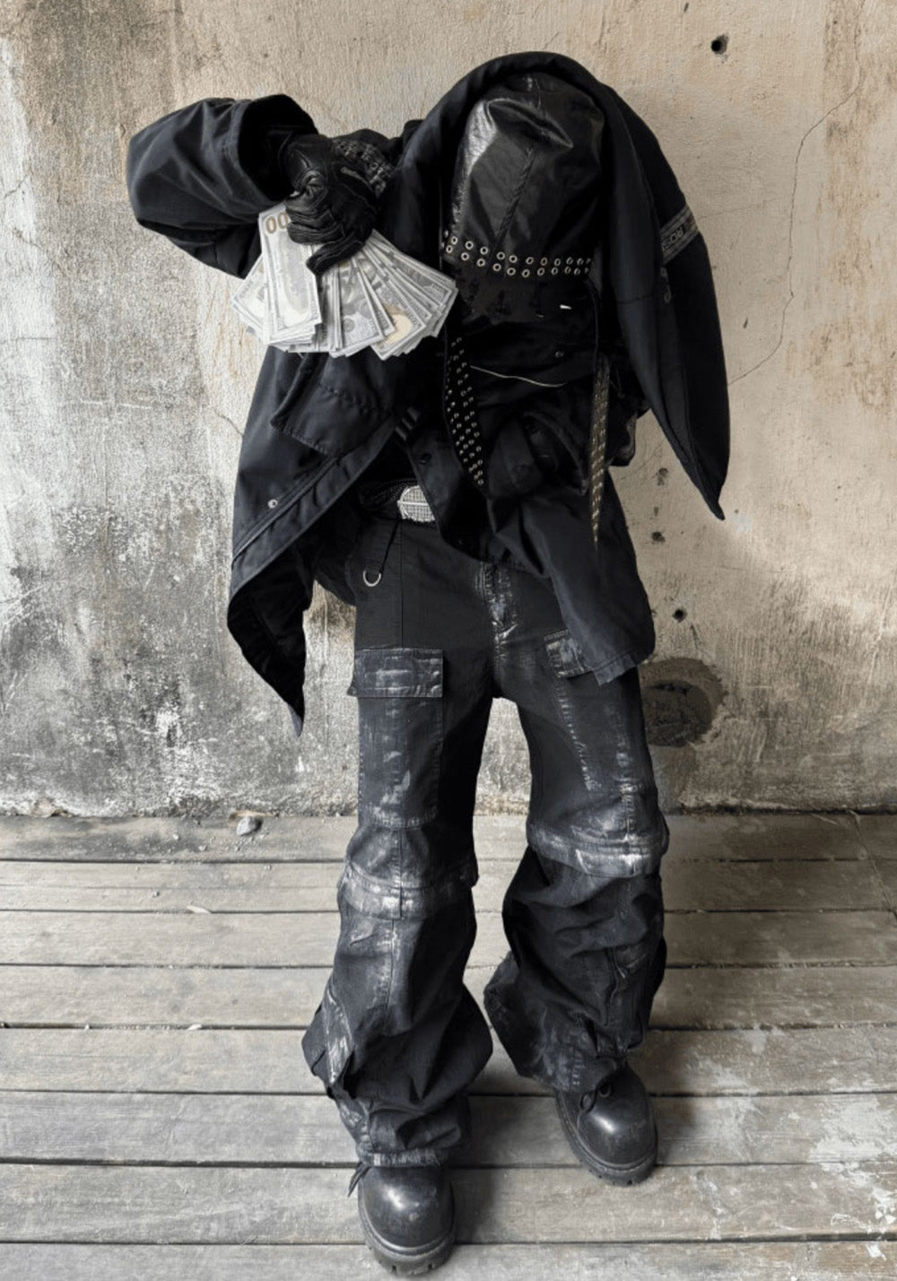 GOJOYJINNI丨Distressed Removable Pocket Cargo Pants - PSYLOS 1, GOJOYJINNI丨Distressed Removable Pocket Cargo Pants, Pants, GOJOYJINNI, PSYLOS 1