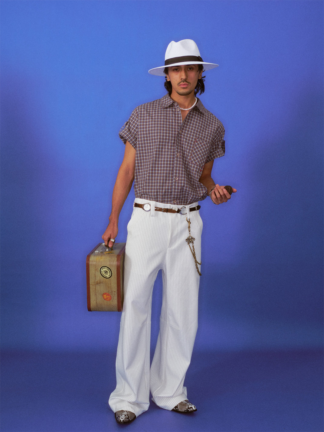 TREclub | Dual-Stripe Pleated Trousers - PSYLOS 1, TREclub | Dual-Stripe Pleated Trousers, Cargo Pants, TREclub•JAPAN, PSYLOS 1