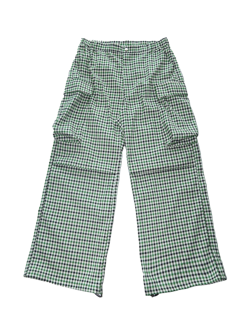 TREclub | Plaid Drawstring Cargo Paratrooper Pants - PSYLOS 1, TREclub | Plaid Drawstring Cargo Paratrooper Pants, Cargo Pants, TREclub•JAPAN, PSYLOS 1