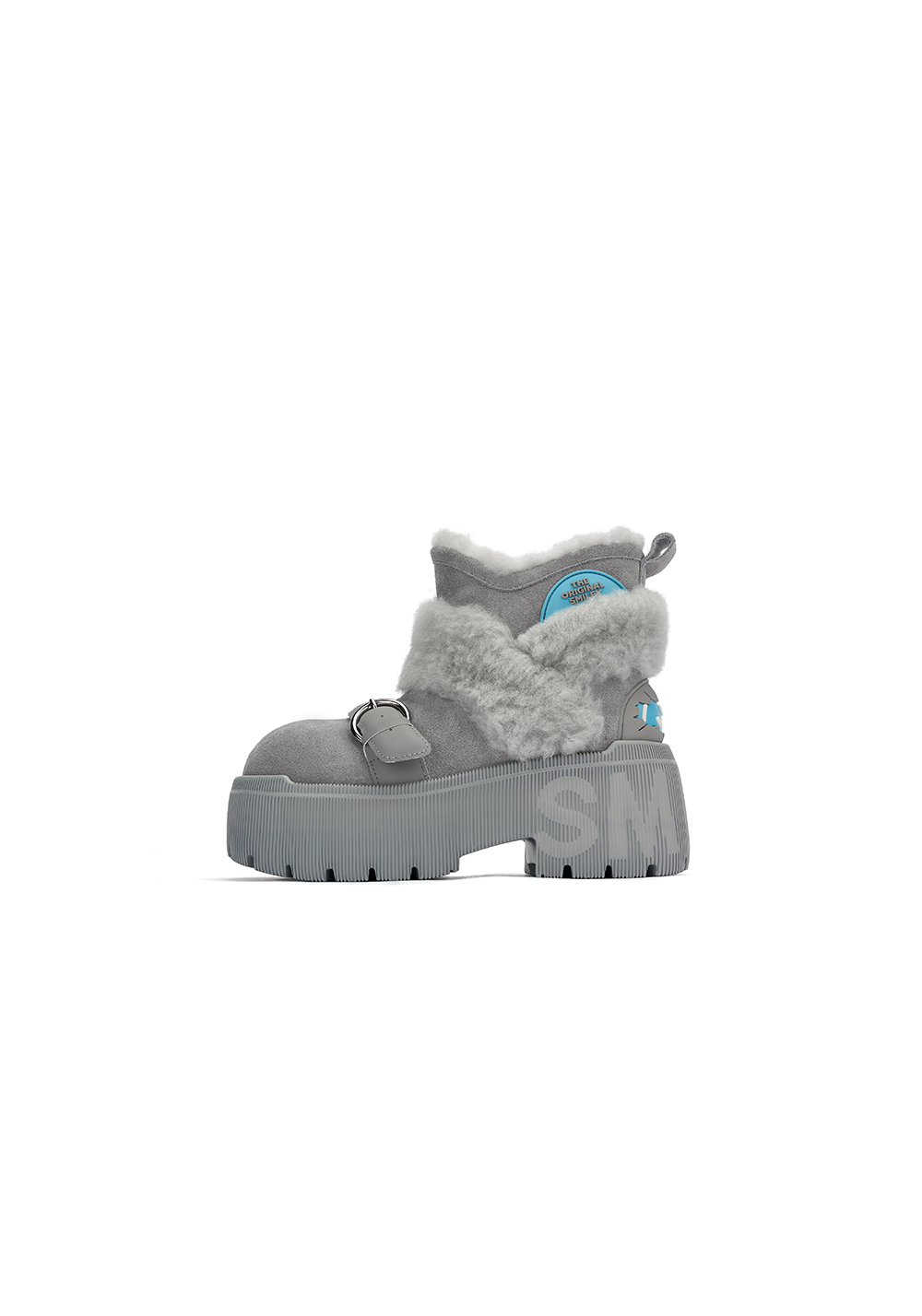 SMILEY丨Short Snow Boots-Gray - PSYLOS 1, SMILEY丨Short Snow Boots-Gray, Boots, SMILEY•JAPAN, PSYLOS 1