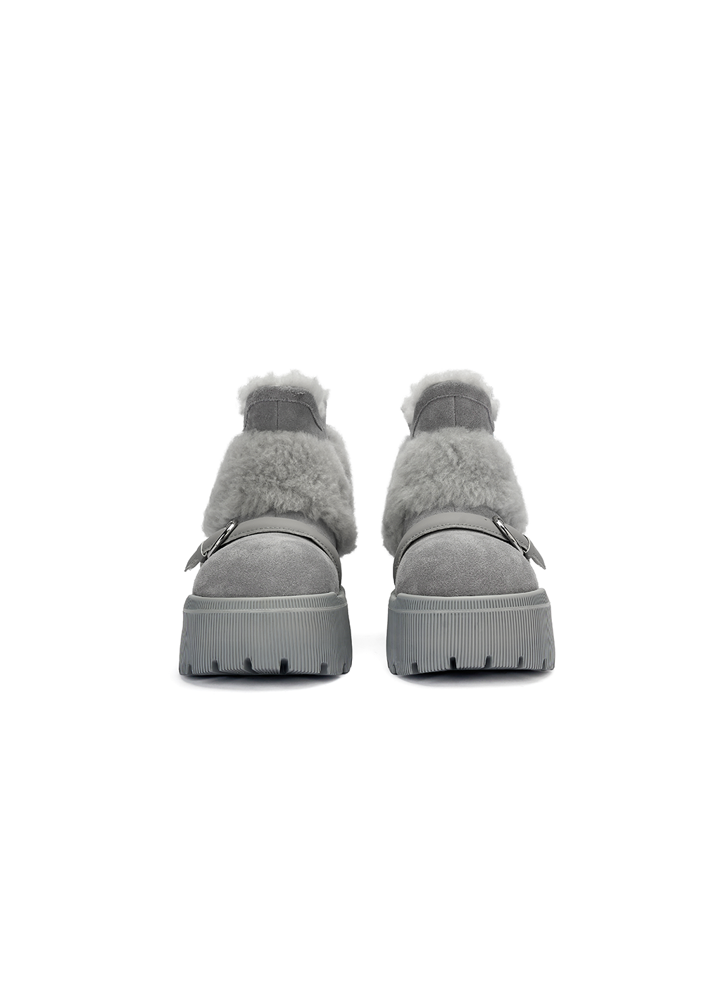 SMILEY丨Short Snow Boots-Gray - PSYLOS 1, SMILEY丨Short Snow Boots-Gray, Boots, SMILEY•JAPAN, PSYLOS 1