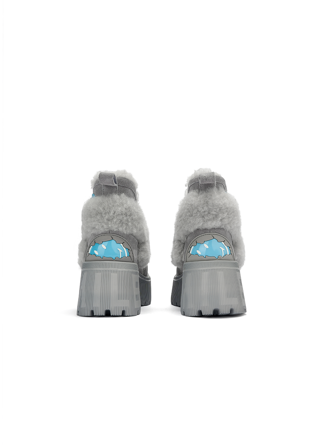 SMILEY丨Short Snow Boots-Gray - PSYLOS 1, SMILEY丨Short Snow Boots-Gray, Boots, SMILEY•JAPAN, PSYLOS 1