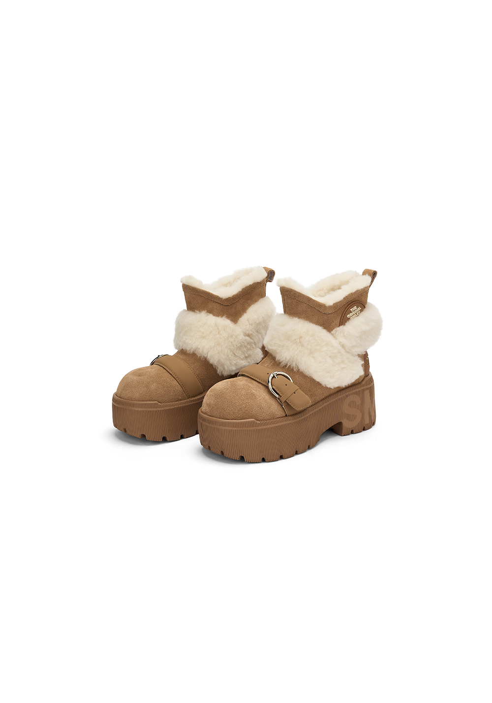 SMILEY丨Short Snow Boots-Camel - PSYLOS 1, SMILEY丨Short Snow Boots-Camel, Boots, SMILEY•JAPAN, PSYLOS 1
