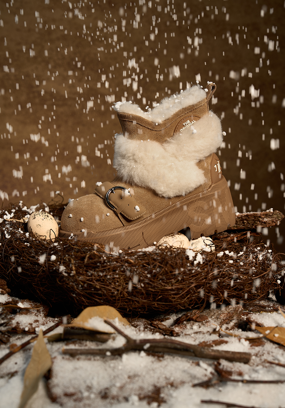 SMILEY丨Short Snow Boots-Camel - PSYLOS 1, SMILEY丨Short Snow Boots-Camel, Boots, SMILEY•JAPAN, PSYLOS 1