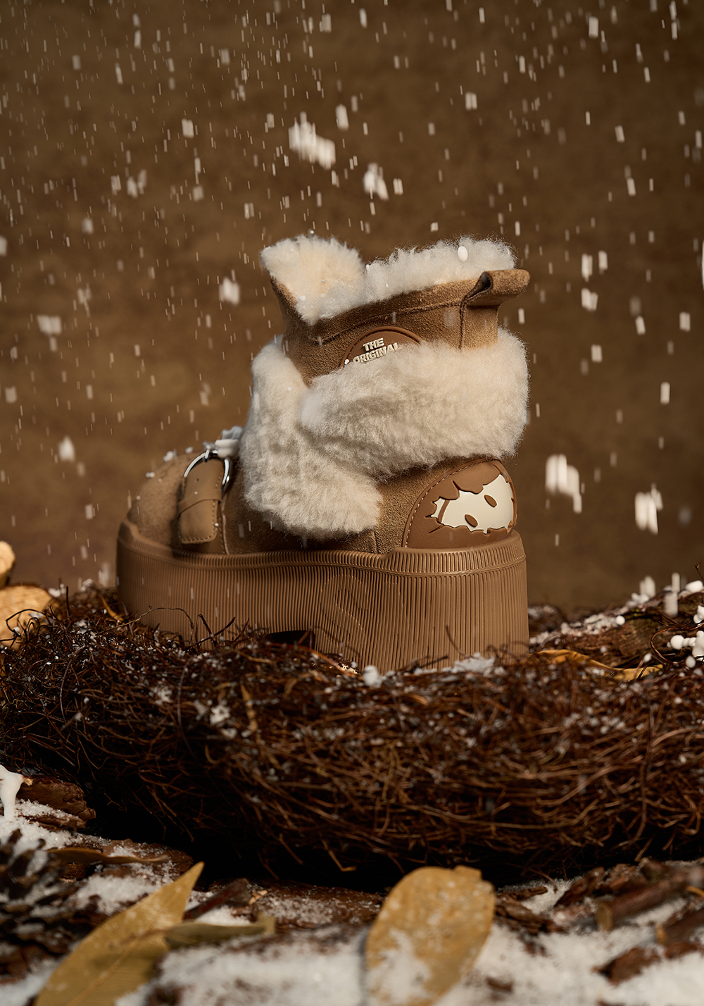 SMILEY丨Short Snow Boots-Camel - PSYLOS 1, SMILEY丨Short Snow Boots-Camel, Boots, SMILEY•JAPAN, PSYLOS 1