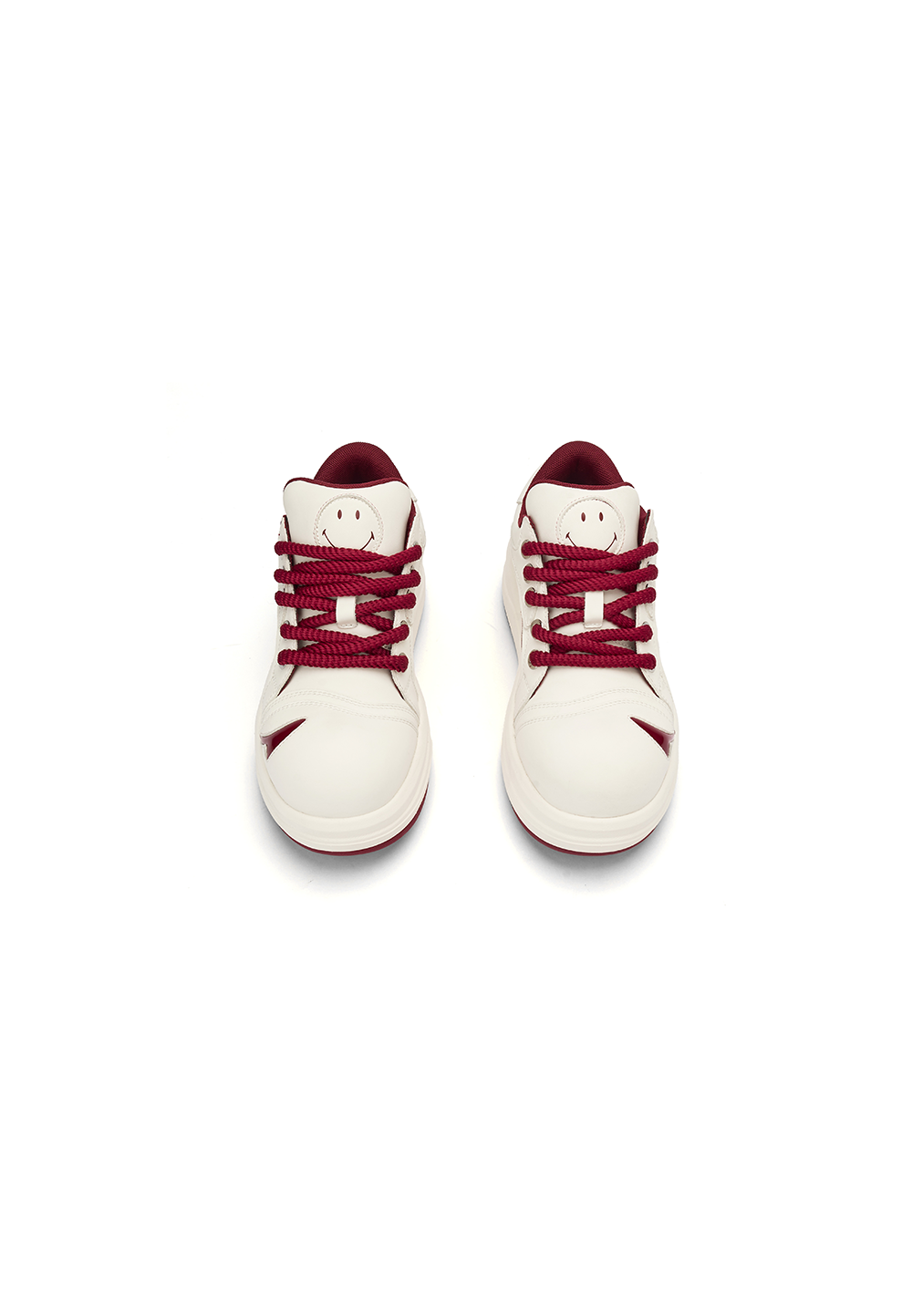 Big Head Shoes Series-White/Red