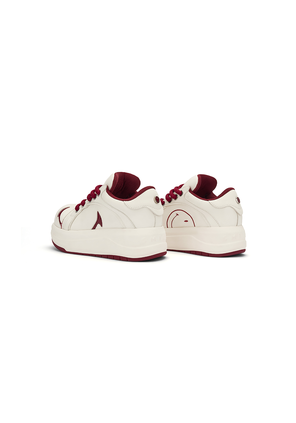 SMILEY丨Big Head Shoes Series-White/Red - PSYLOS 1, SMILEY丨Big Head Shoes Series-White/Red, Chunky Sneakers, SMILEY•JAPAN, PSYLOS 1