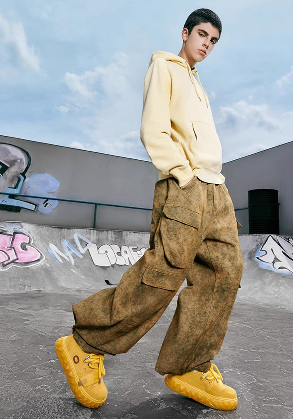 OETZI丨 Ötzi Melted Sneakers-Yellow - PSYLOS 1, OETZI丨 Ötzi Melted Sneakers-Yellow, Skate Shoes, OETZI, PSYLOS 1