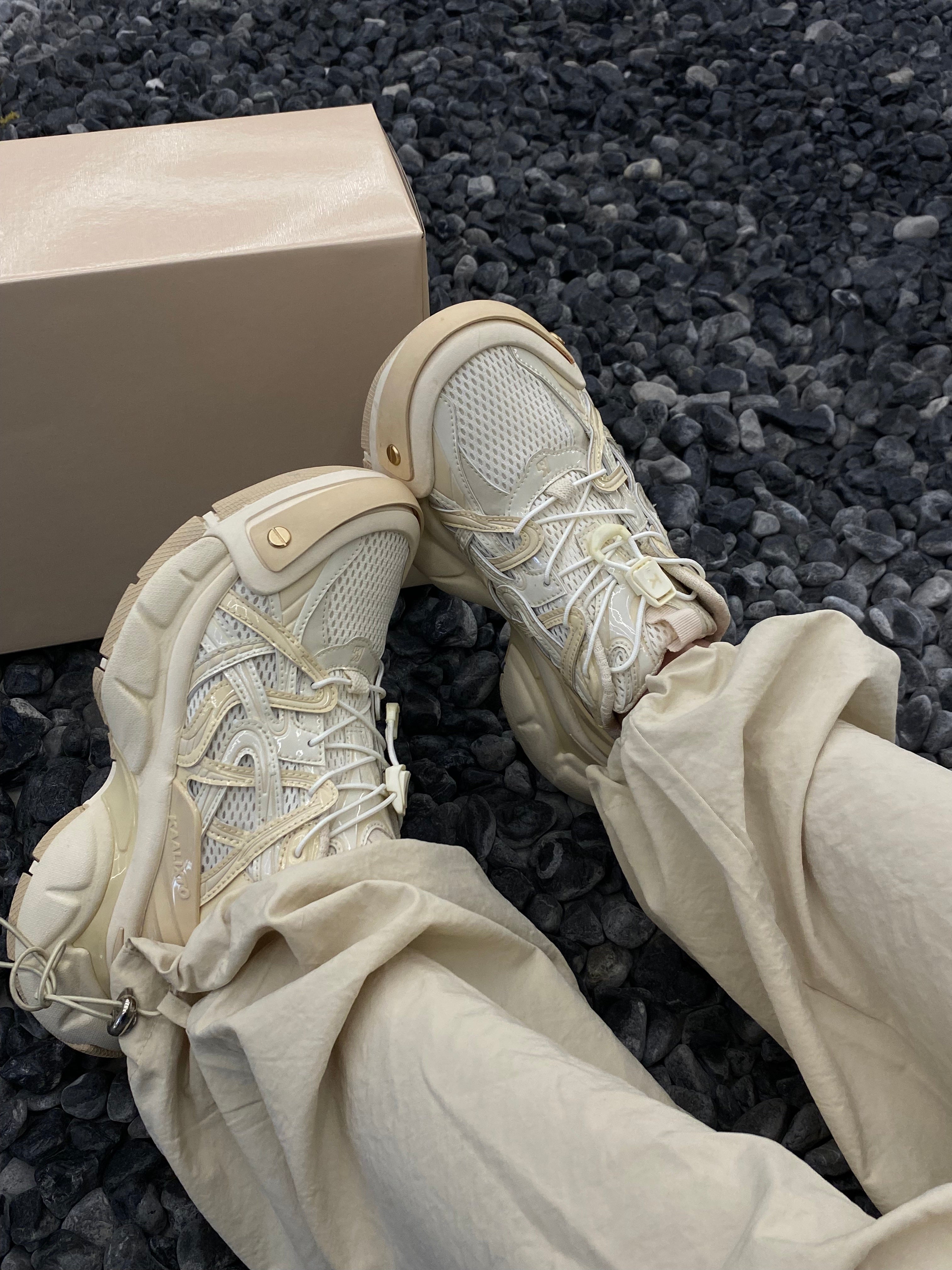 KAALIXTO丨Milk Tea Dad Shoes - PSYLOS 1, KAALIXTO丨Milk Tea Dad Shoes, Chunky Sneakers, KAALIXTO•JAPAN, PSYLOS 1