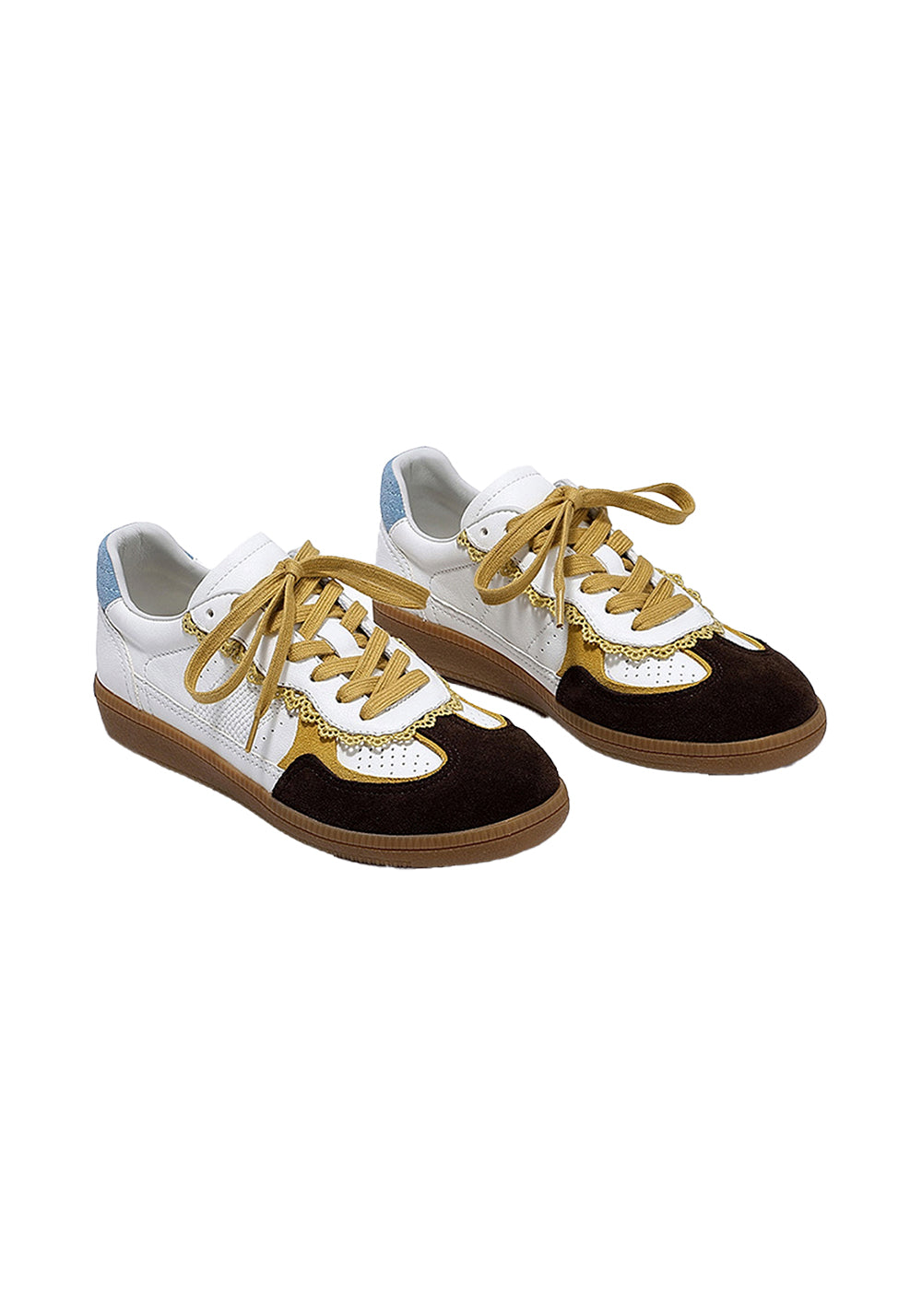 BellaLily丨Retro Colorblock Training Shoes-Yellow - PSYLOS 1, BellaLily丨Retro Colorblock Training Shoes-Yellow, Retro Trainers, BellaLily•JAPAN, PSYLOS 1