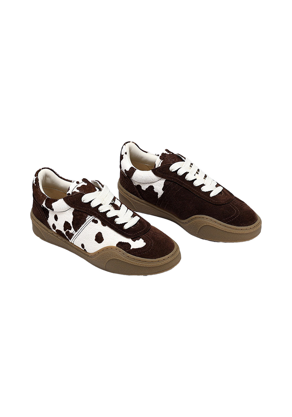 BellaLily丨Cowhide & Horsehair Training Sneakers-Coffee - PSYLOS 1, BellaLily丨Cowhide & Horsehair Training Sneakers-Coffee, Retro Trainers, BellaLily•JAPAN, PSYLOS 1