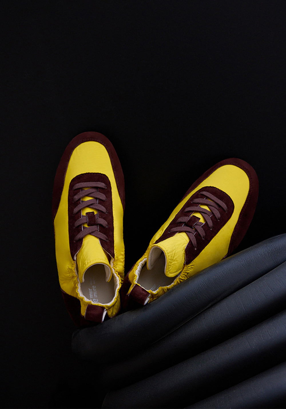 Le' Murmure | English Ivy Green Lambskin Vintage Sneakers - PSYLOS 1, Le' Murmure | English Ivy Green Lambskin Vintage Sneakers, Retro Trainers, Le' Murmure, PSYLOS 1