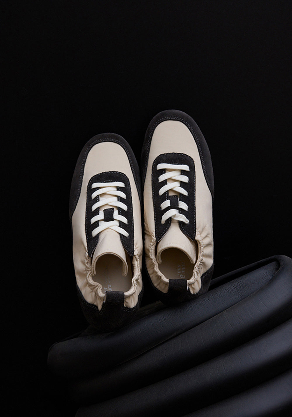 Le' Murmure | English Ivy Green Lambskin Vintage Sneakers - PSYLOS 1, Le' Murmure | English Ivy Green Lambskin Vintage Sneakers, Retro Trainers, Le' Murmure, PSYLOS 1