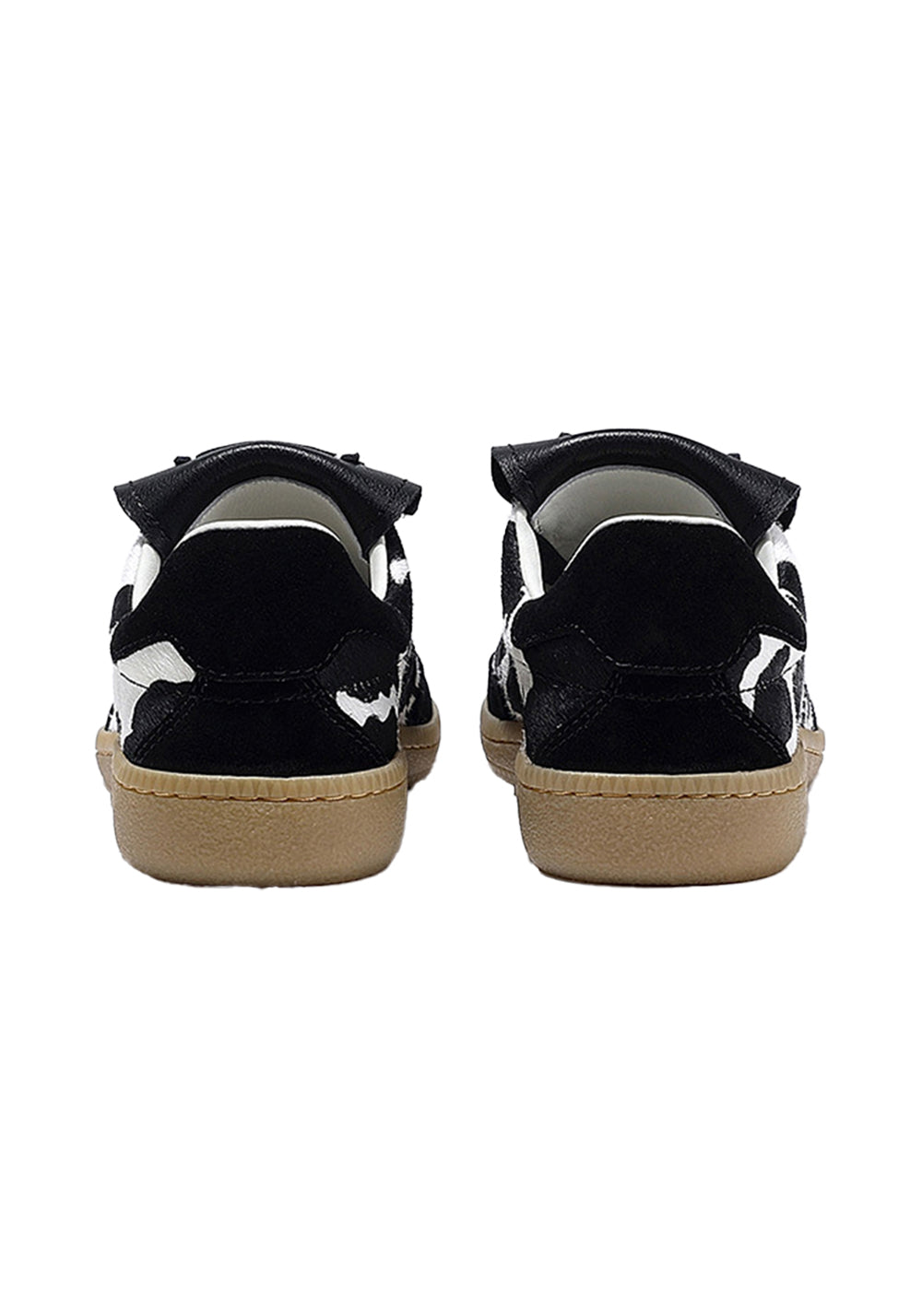 BellaLily丨Milk Print Casual Sneakers-Vintage Style-Black - PSYLOS 1, BellaLily丨Milk Print Casual Sneakers-Vintage Style-Black, Retro Trainers, BellaLily•JAPAN, PSYLOS 1