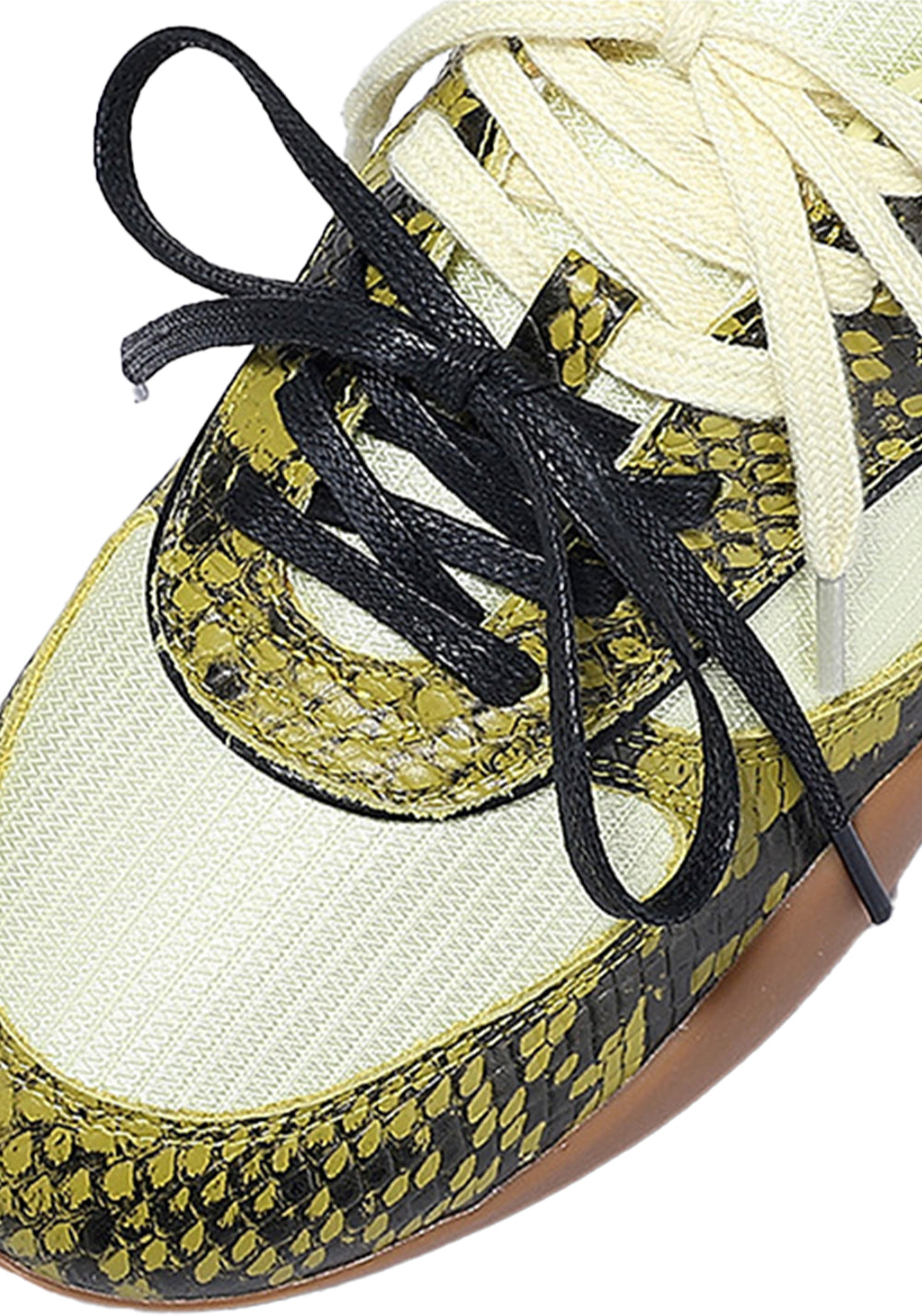 BellaLily丨Snake-Print Mesh Retro Running Shoes-Green - PSYLOS 1, BellaLily丨Snake-Print Mesh Retro Running Shoes-Green, Retro Trainers, BellaLily•JAPAN, PSYLOS 1