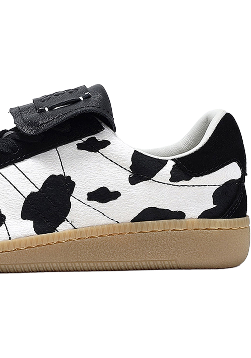 BellaLily丨Milk Print Casual Sneakers-Vintage Style-Black - PSYLOS 1, BellaLily丨Milk Print Casual Sneakers-Vintage Style-Black, Retro Trainers, BellaLily•JAPAN, PSYLOS 1