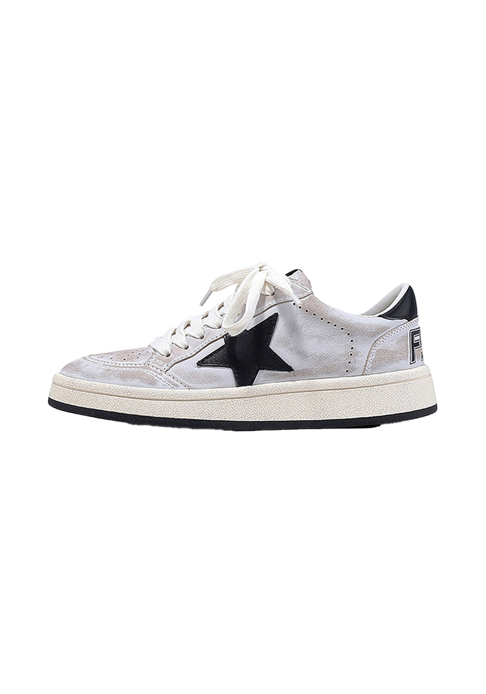 BellaLily丨Distressed Star-Embellished Dirty Sneakers-Gray - PSYLOS 1, BellaLily丨Distressed Star-Embellished Dirty Sneakers-Gray, Skate Shoes, BellaLily•JAPAN, PSYLOS 1