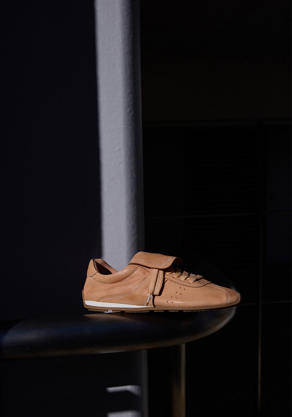 Le' Murmure | 90s Washed Vintage Leather Tennis Shoes - PSYLOS 1, Le' Murmure | 90s Washed Vintage Leather Tennis Shoes, Retro Trainers, Le' Murmure, PSYLOS 1