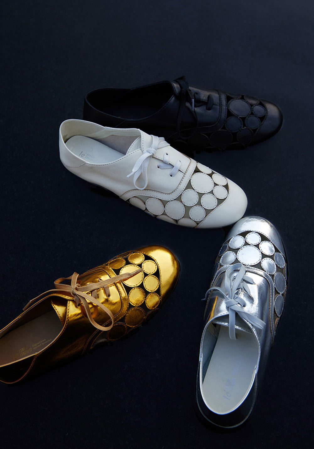 Le' Murmure | Embossed Cut-Out Slip-On Oxfords  - PSYLOS 1, Le' Murmure | Embossed Cut-Out Slip-On Oxfords , Casual Sneakers, Le' Murmure, PSYLOS 1