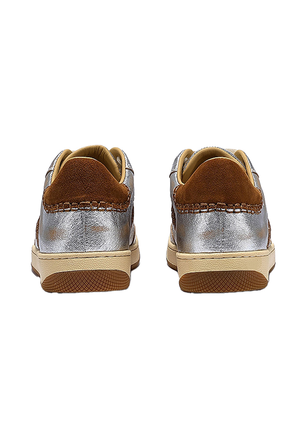 BellaLily | Gold Accent Low-Top Training Shoes-Silver&Brown - PSYLOS 1, BellaLily | Gold Accent Low-Top Training Shoes-Silver&Brown, Retro Trainers, BellaLily•JAPAN, PSYLOS 1