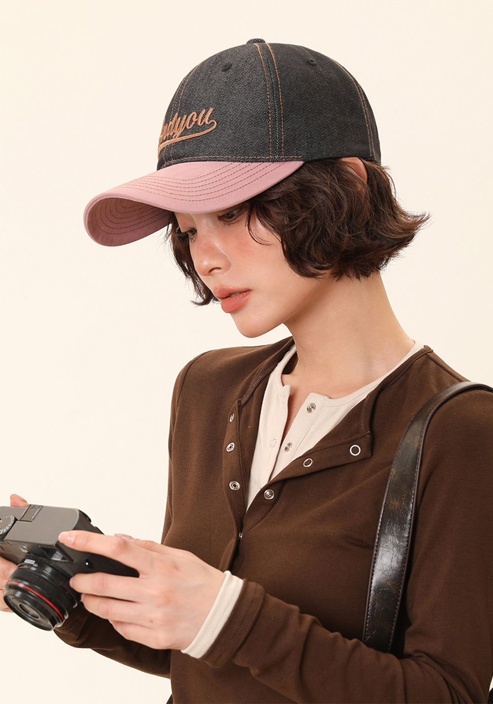 IIING | Two-Tone Oversized Baseball Cap - PSYLOS 1, IIING | Two-Tone Oversized Baseball Cap, Hat, IIING, PSYLOS 1