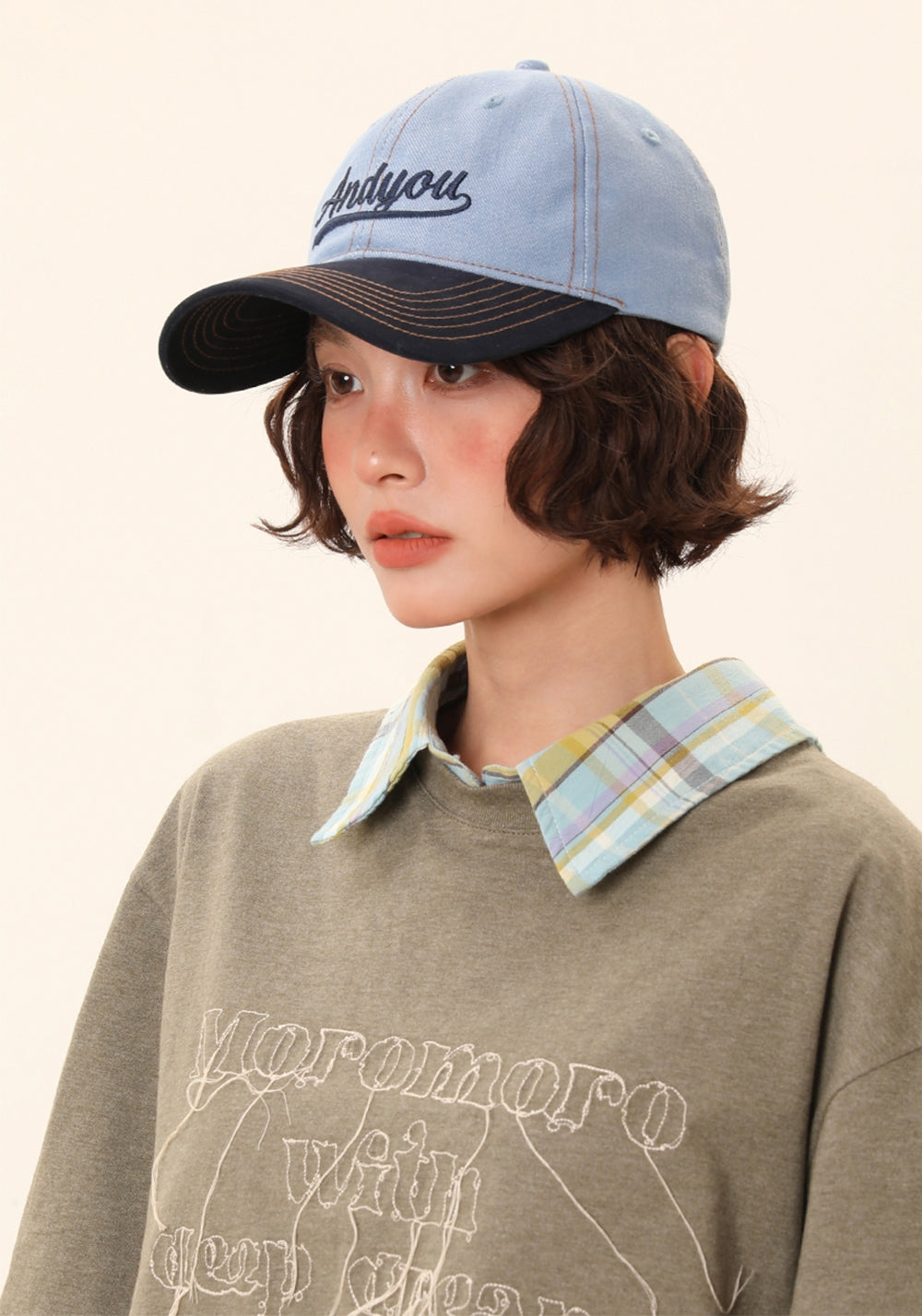 IIING | Two-Tone Oversized Baseball Cap - PSYLOS 1, IIING | Two-Tone Oversized Baseball Cap, Hat, IIING, PSYLOS 1