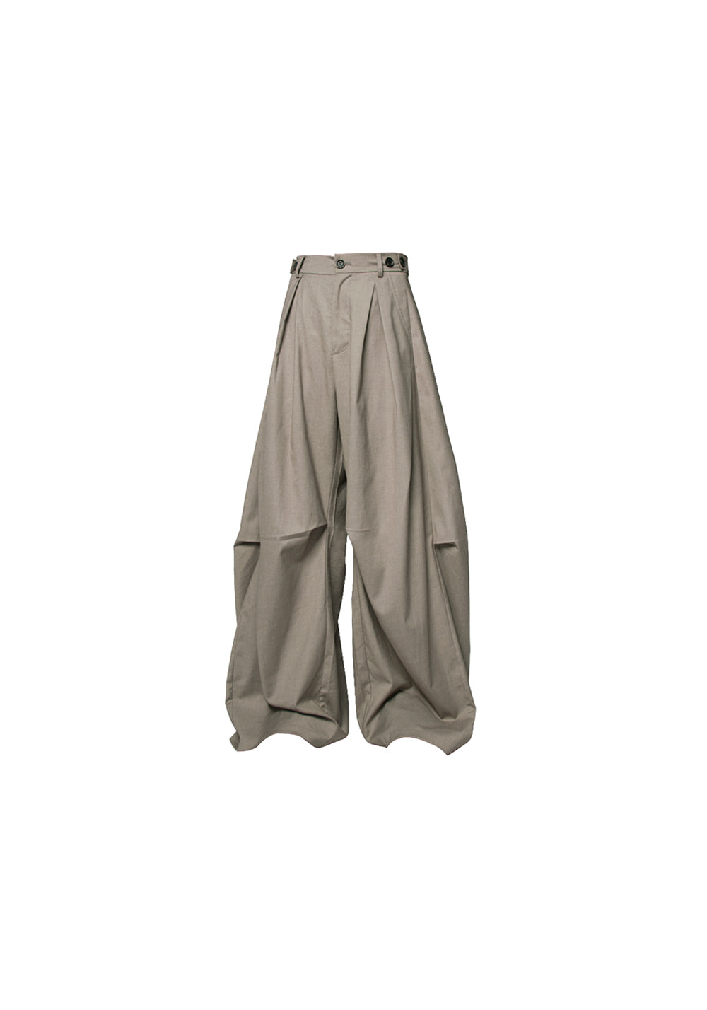 RELABEL丨Pleated And Draped Loose-Fitting Scimitar Suit Pants - PSYLOS 1, RELABEL丨Pleated And Draped Loose-Fitting Scimitar Suit Pants, Pants, RELABEL, PSYLOS 1