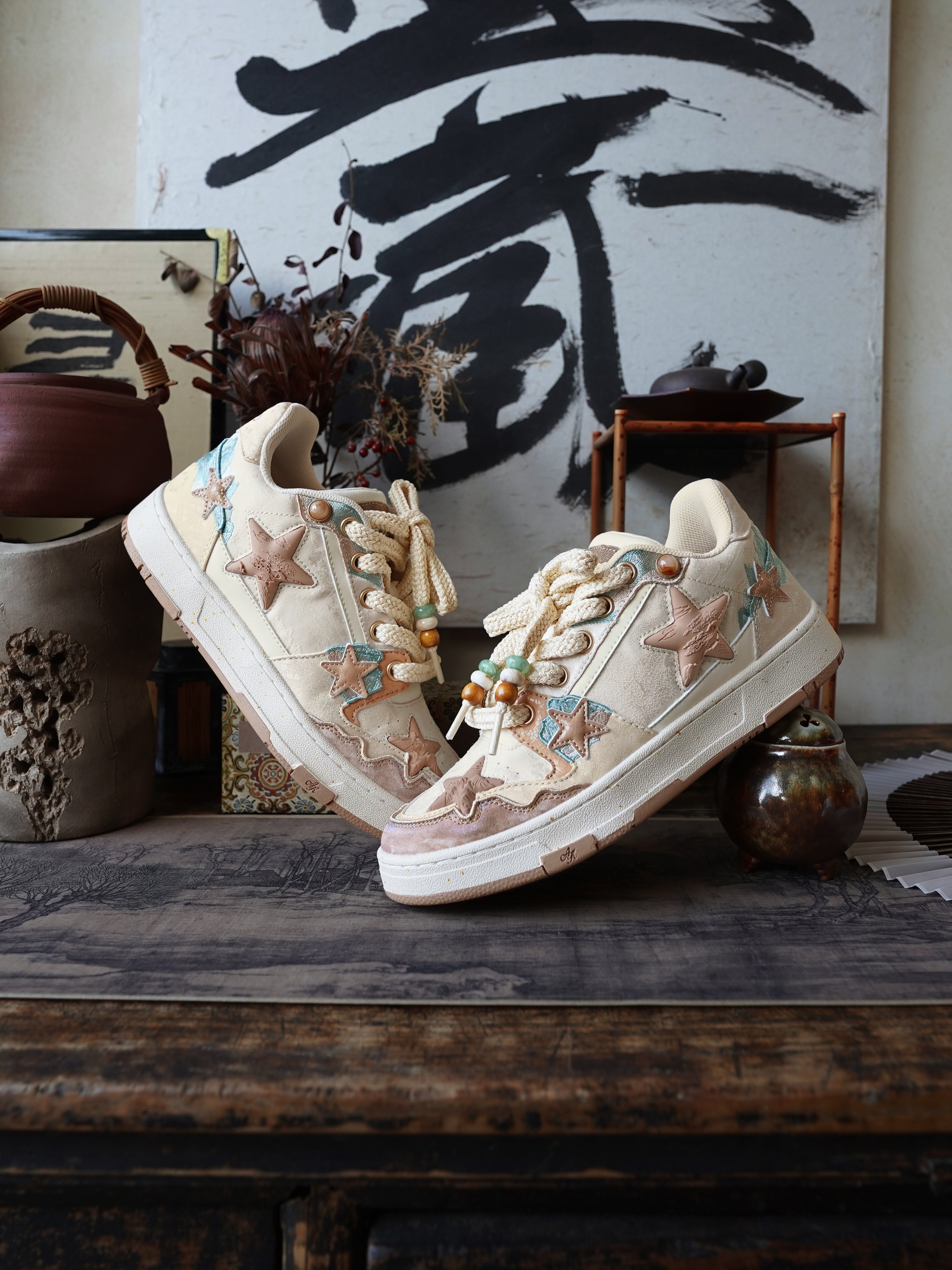 KAALIXTO丨Star Sneakers-Along the River During the Qingming Festival Limited Edition - PSYLOS 1, KAALIXTO丨Star Sneakers-Along the River During the Qingming Festival Limited Edition, Chunky Sneakers, KAALIXTO•JAPAN, PSYLOS 1