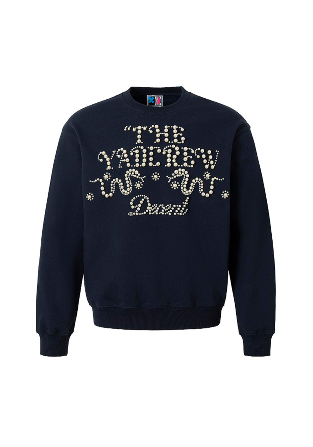 YADcrew丨Pearl Text Snake Shadow Typography Sweatshirt - PSYLOS 1, YADcrew丨Pearl Text Snake Shadow Typography Sweatshirt, Sweatshirts, YADcrew•JAPAN, PSYLOS 1