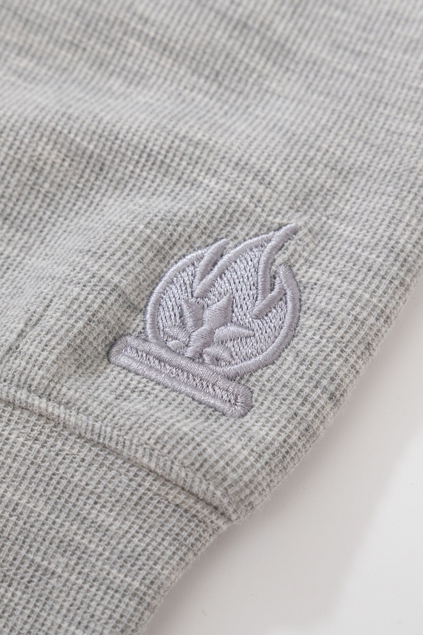 BURNIN*97'Series Worn Slogan Waffle Henley Collar Long Sleeve T-shirt - PSYLOS 1, BURNIN*97'Series Worn Slogan Waffle Henley Collar Long Sleeve T-shirt, T-shirt, Burnin, PSYLOS 1