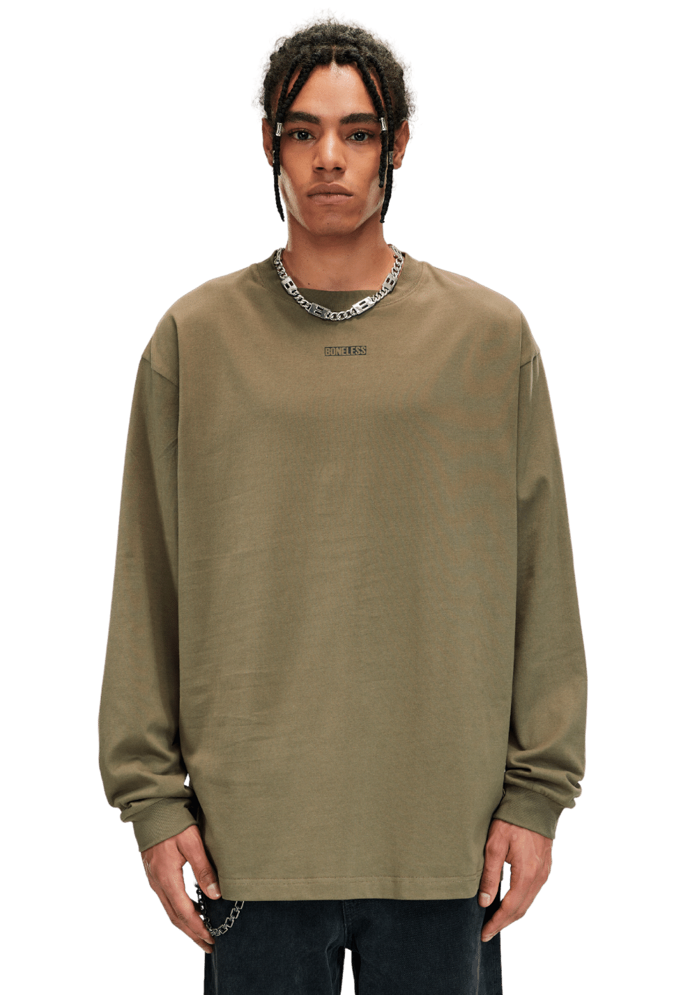 Mesh Grid Basic Sweatshirt | PSYLOS 1