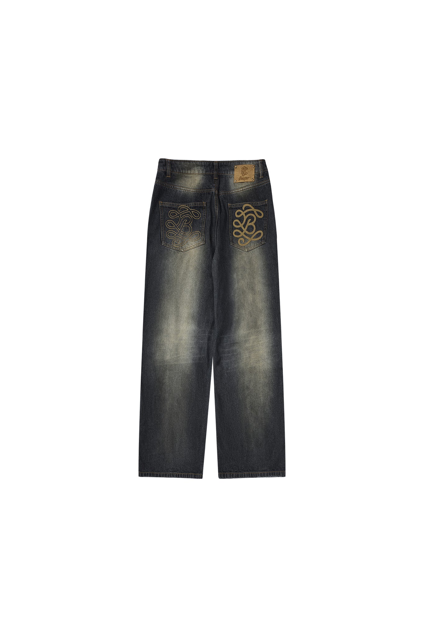 Distressed Vintage Washed Jeans