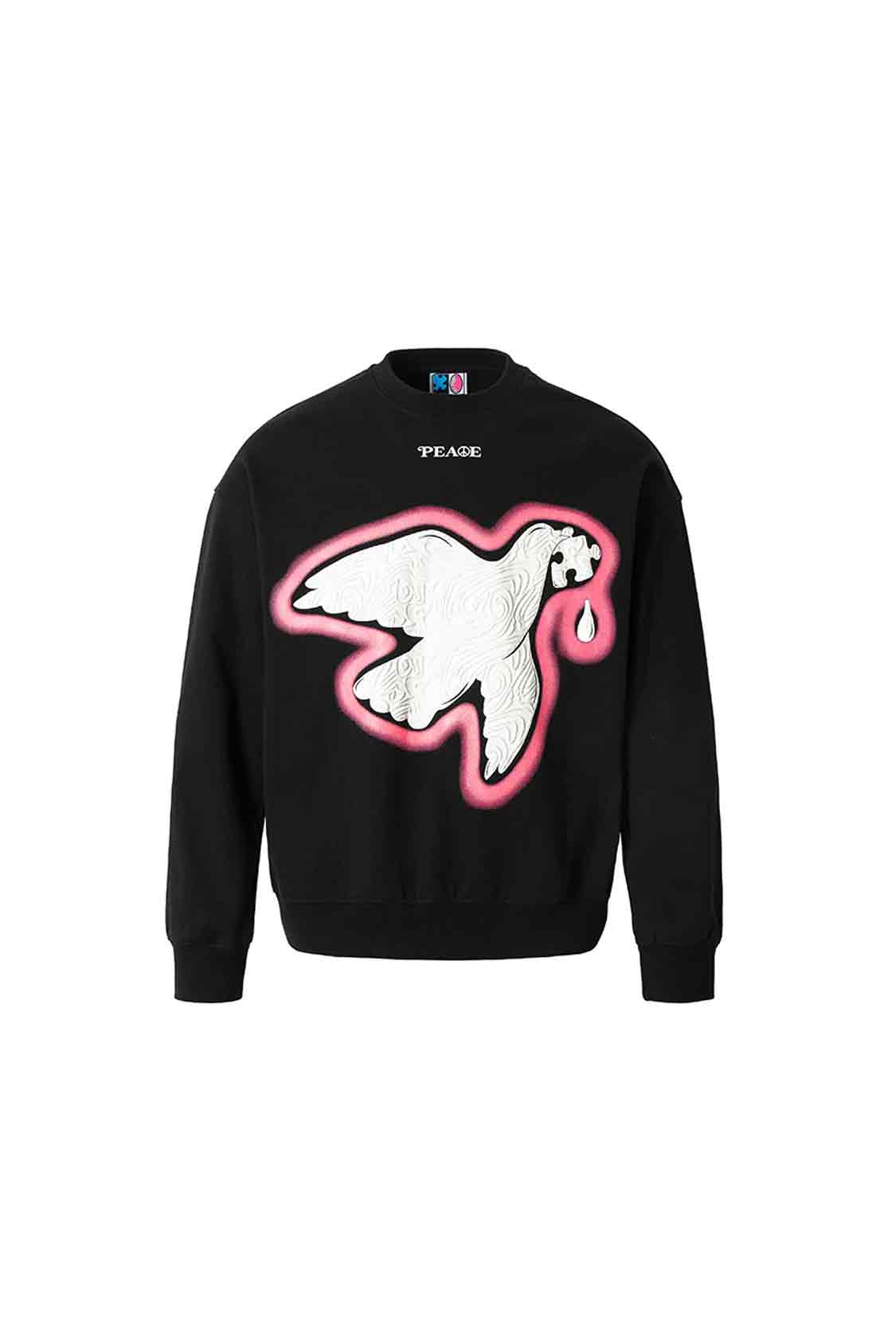 YADcrew | Peace Dove Printed Sweatshirt For Couple - PSYLOS 1, YADcrew | Peace Dove Printed Sweatshirt For Couple, Sweatshirts, YADcrew•JAPAN, PSYLOS 1