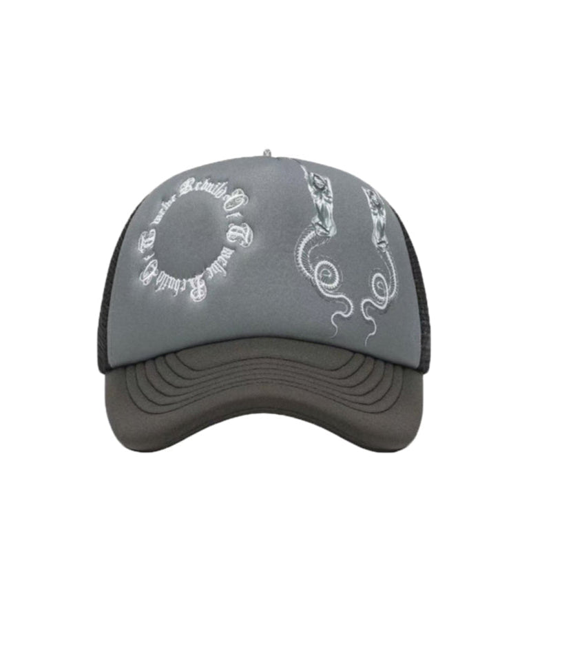 “A VIRGIN WIRH A SNAKE TAIL” TRUCK CAP