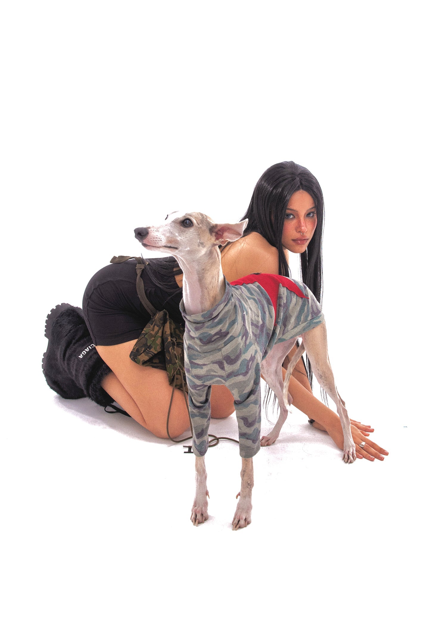 Star Camouflage Dog Jacket - PSYLOS 1, Star Camouflage Dog Jacket, Dog Jacket, NyDkyel, PSYLOS 1