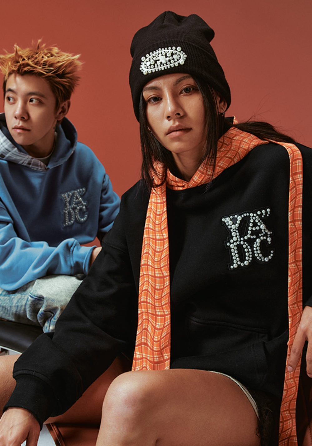 YADcrew丨YADcrew Distorted Grid Hoodie-Black - PSYLOS 1, YADcrew丨YADcrew Distorted Grid Hoodie-Black, Hoodie, YADcrew, PSYLOS 1