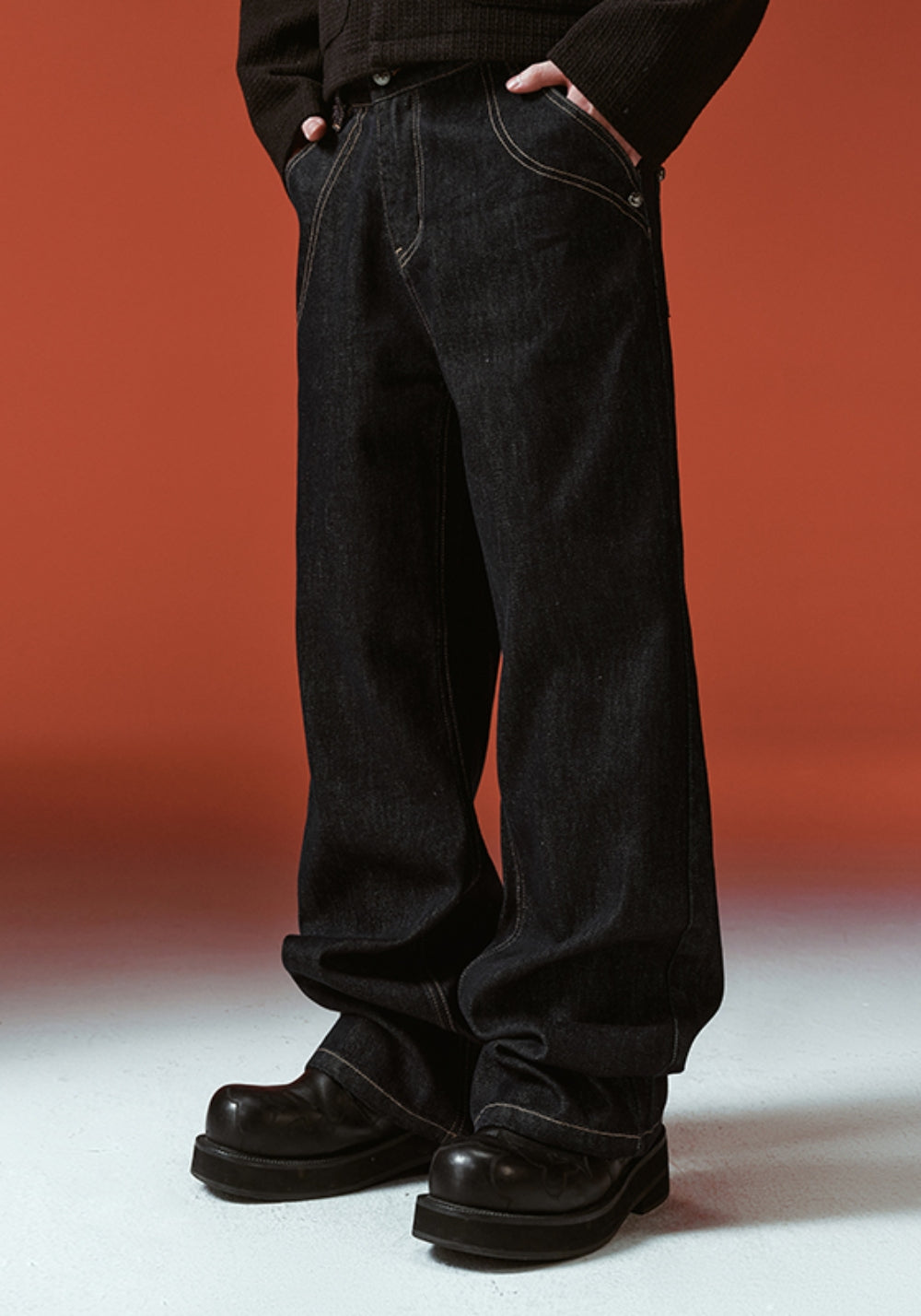 YADcrew丨YADcrew Deconstructed Raw Jeans - PSYLOS 1, YADcrew丨YADcrew Deconstructed Raw Jeans, Jeans, YADcrew, PSYLOS 1