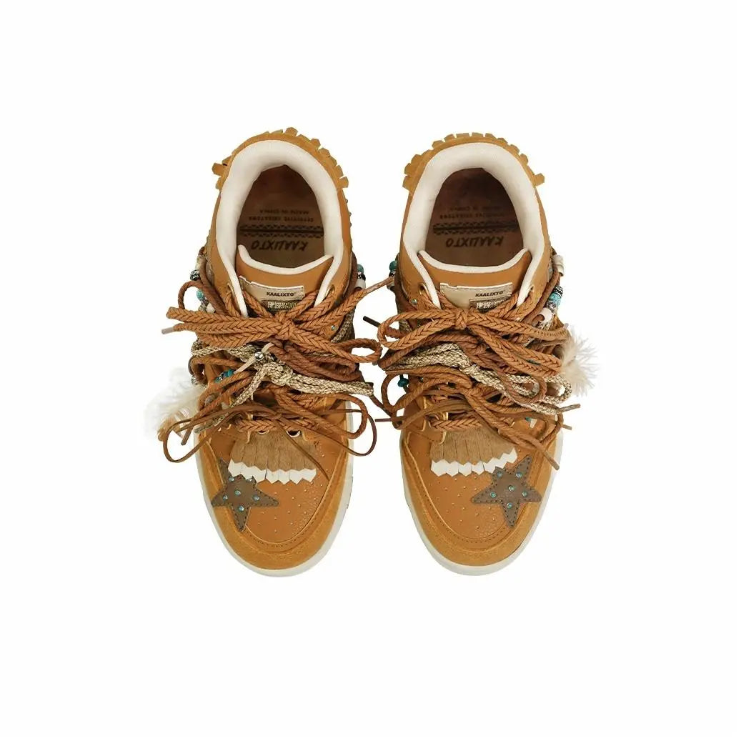 KAALIXTO丨Star Board Shoes-DETECTIVE CHINATOWN 1900 collaboration edition-Ginger - PSYLOS 1, KAALIXTO丨Star Board Shoes-DETECTIVE CHINATOWN 1900 collaboration edition-Ginger, Skate Shoes, KAALIXTO•JAPAN, PSYLOS 1