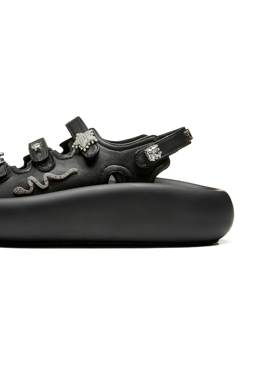 XMZY | Year of Snake Metal Sandals-Black - PSYLOS 1, XMZY | Year of Snake Metal Sandals-Black, Sandals, XMZY•JAPAN, PSYLOS 1