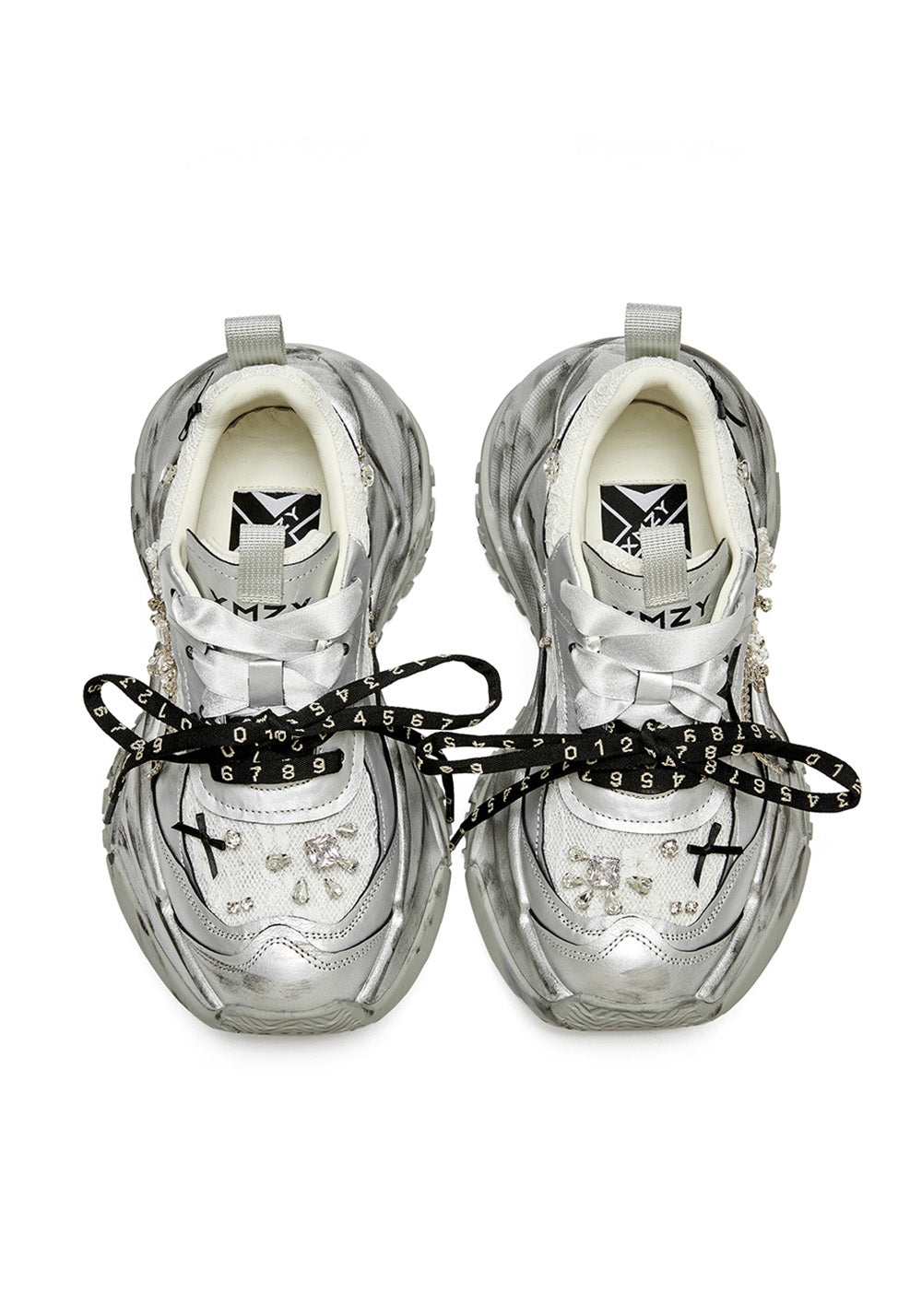 XMZY | Twilight Chunky Sneakers-Silver - PSYLOS 1, XMZY | Twilight Chunky Sneakers-Silver, Chunky Sneakers, XMZY•JAPAN, PSYLOS 1